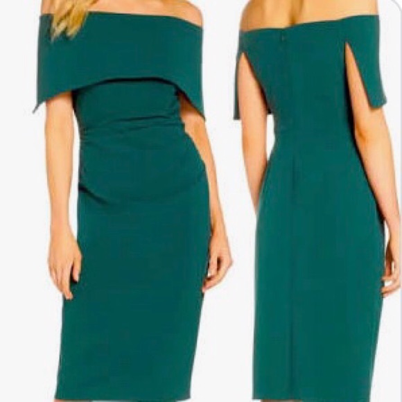 Vince Camuto Dresses & Skirts - Vince Camuto Emerald Popover Cocktail Dress